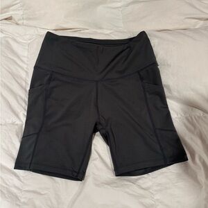 Dark gray bike shorts